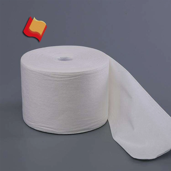 Wood Pulp Polypropylene Spunlace Nonwoven Fabric for Wet Wipe Raw Materials