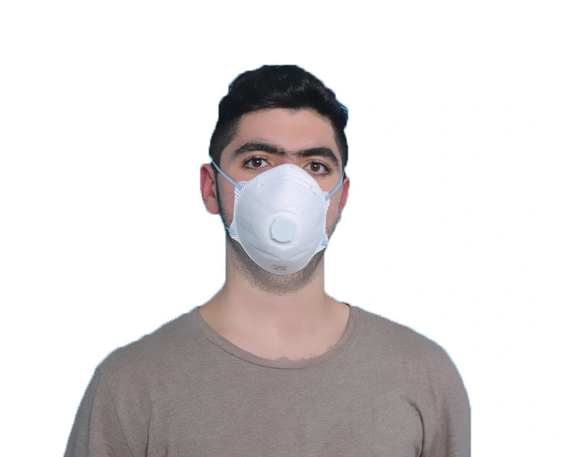 Disposable FF1 FFP2 Respirator Particulate Filtering Half Mask for Personsal Protection for Workers