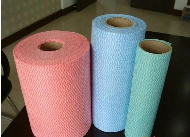 Wood Pulp Polypropylene Spunlace Nonwoven Fabric for Wet Wipe Raw Materials