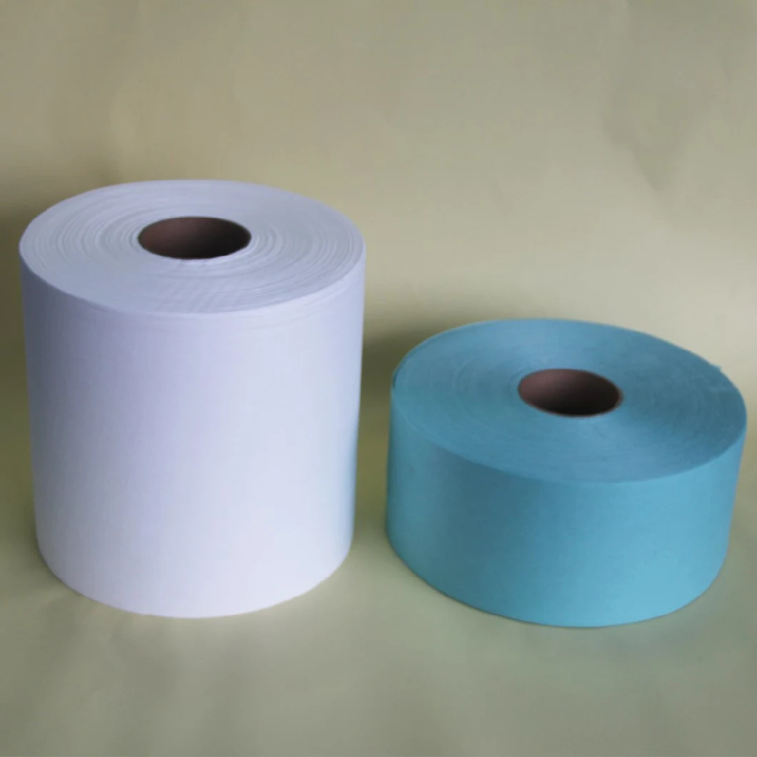 Wood Pulp and Polyester Lint Free Industrial Wipes Roll